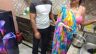 Indian Desi Bhabhi Fucked Hard by Her Devar First Time in kitchen