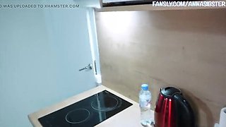 Anna Sibster Swallows Roommate's Cum in College Dorm POV