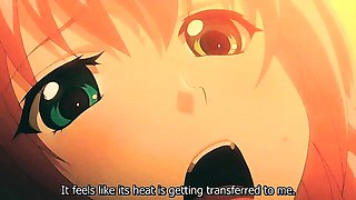 Anime beauty milks her chest then rides cowgirl and reverse after a titfuck