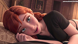 Anna is going to introduce us to her favorite "toy" Frozen 3D porn animation