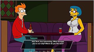 Lustfield Hentai Sex Game Parody Sex Scenes Gameplay Part 2 [18+] - Marge Simpson