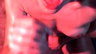 Slut gives wam deep throat pov blowjob and handjob