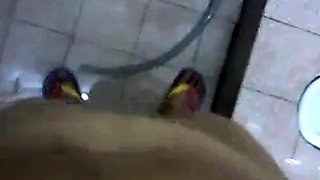 Malaysian Man Masturbates in a Toilet - Amateur Asian Solo