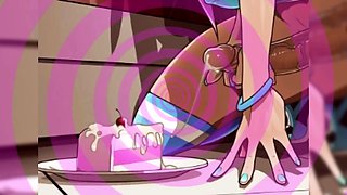 Hentai chick enjoys anal sex at the gym