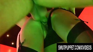 Group Fuck Site - Wild Orgy at the Strip Club With Three British MILFs