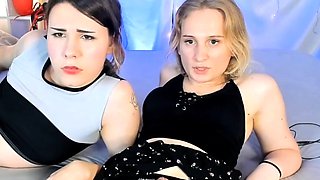 shemale sucks blonde tranny small cock