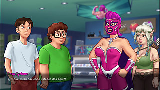 Sexy Fighter in Front of Us -summetime saga