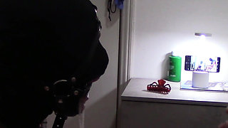 MILF Mouth-fucked with Ring Gag and Massive Throat Cumshot