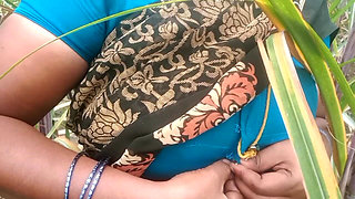 Stepmom Step Stepson Fuck in Village Oudoor