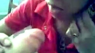 Asian Secretary Sucks Her Boss in the Office