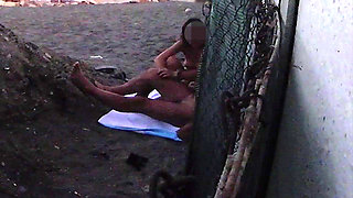 Flashing My Cock in Front of My Stepdaughter in a Beach and She Helps Me Cumshot in Front of Everyone