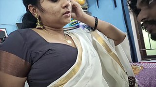 Sensual first night encounter with Mallu duo in steamy Kerala saree romance