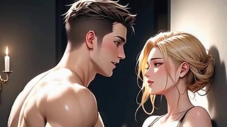 Married Blonde Gave Her Pussy to Her Stepbrother. Waifu Hentai Animation.