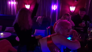 Public Bar Fingering Frenzy - Mature Babe Dripping Wet