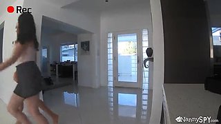 Lesbian Nanny Caught Eating Pussy on Hidden Cam - Hime Marie & Nickey Huntsman