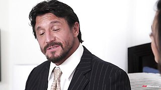 Tireless Tommy Gunn and Danica Dillan at hotwife video