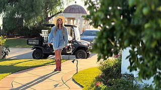 Busty Cowgirl Blake Blossom Fucked By Her Neighbor