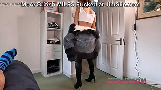 Bad Pussy Kat! Barging in All Sleazy and Horny at JimSlip