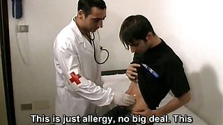 Well hung gay doctor screws a young patient
