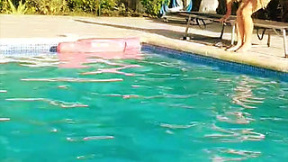 French Poolside Fantasy: Sexual Tension at the Pool.