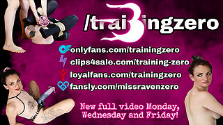 Training Zero Femdom Ball Crusher Tease & Denial