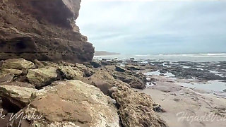 I Meet a Nymphomaniac on the Beach and She Makes Me Cum Twice
