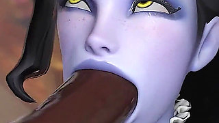 Widowmaker & Money BBC 5-guy Gangbang Orgy 3D Overwatch Porn