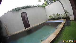 Johntronx - Swimming and Fucking Together in a Pool