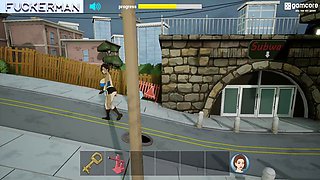 Complete Gameplay - Fuckerman, Street Whores