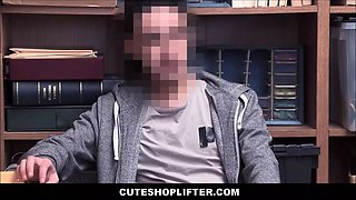 Mind-blowing cougar mall cop Rachael Cavalli has sex with fellow shoplifter after witnessing his huge dick