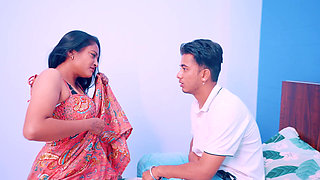 Stepmom Masturbating in the Room and Seduce Her Stepson for the Hardcore Fucking