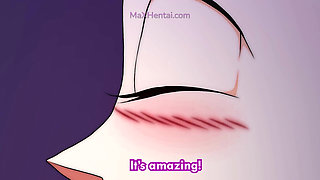 Big ASS Chichi First Threesome with Two Big Black Cock (Cartoon Sex)