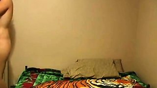 College babe fucked doggy style on webcam