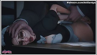 Petite Shy Maid Punished And Destroyed By Her Huge Boss (wild Life 2k)
