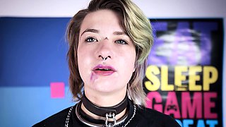 Amateur blonde blowjob and deepthroat