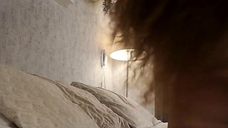 Gorgeous Latina trans fuck her asshole with dildo