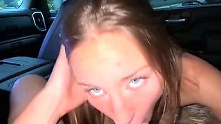 Anya Matusevich Gets Pounded In Car Then Receive Facial