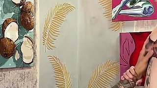 Stepsister Takes Control Aggressive Dry Hump & Throat Squeeze Orgasm