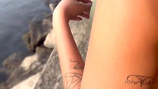 Passeio Com Exibicionismo Que Eu Adoro Fazer, Ele Ja Ficou De Pau Duro Querendo Me Foder, Nao Deu Outra, Chegamos Em Casa E, Eu Levei Pau No Cu E Tomei Toda A Porra With Maikinho Lisboa And Melissa Lisboa