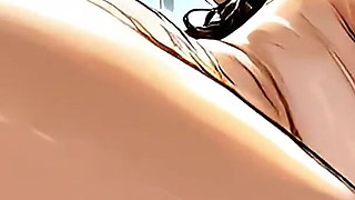 Lonely Blonde Widow Fuck by Young Gardener - Multiple Creampies Outdoors - Ai Animation