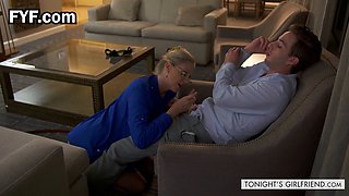 Julia Ann's big tits get the job done in seduction with Lucas Frost