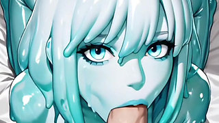 Hentai anime - Big ass woman sits in my meadow to pump my milk