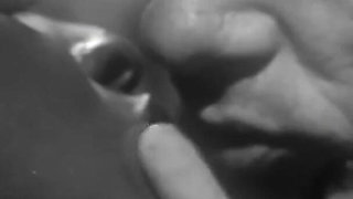 Beautiful Black Chocolate Lady Melting in the Indulgence of of His Big Natural Tits Passion