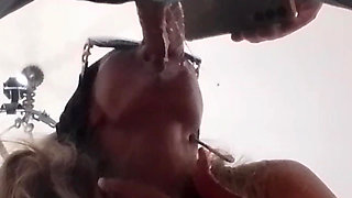 MILF Sucks Cock with a Cum Explosion in Her Mouth