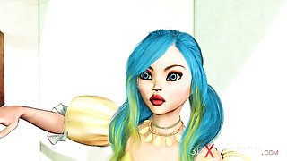 3DXPassion featuring women's first time anal action