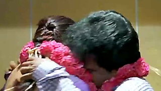Kushboo aunty enjoyed hugging and kissing romance