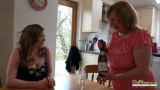 Today were going to pop the corks with my hot girlfriend