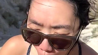 Outdoor Blowjob While Hiking in the Desert - Amateur Wmaf - Cum in Mouth Public BJ Swallow
