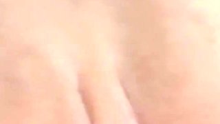Pussy toying busty high heeled stunner solo pov masturbation