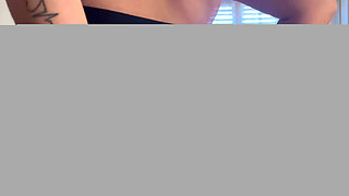 Striptease and Pantyhose Change. Hard Fucking in Ripped Dark Pantyhose